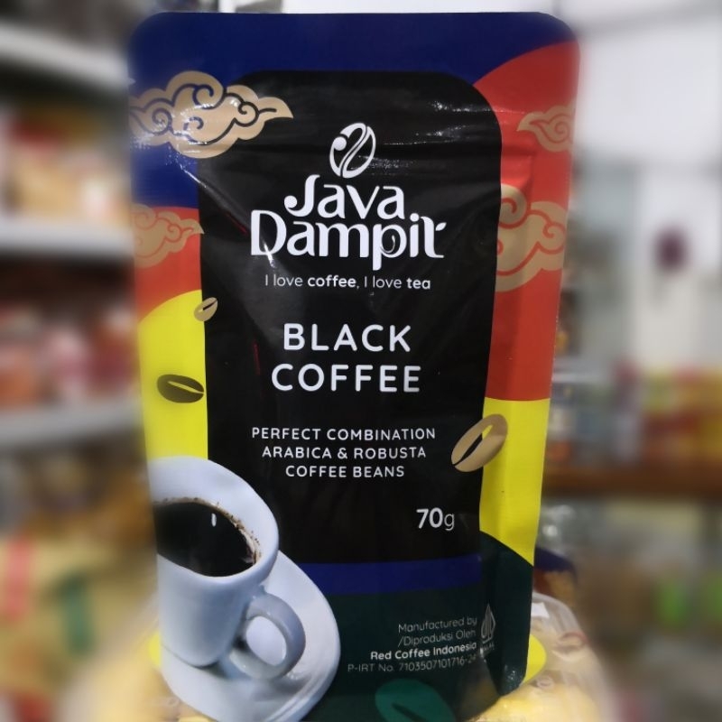 

kopi hitam black coffee