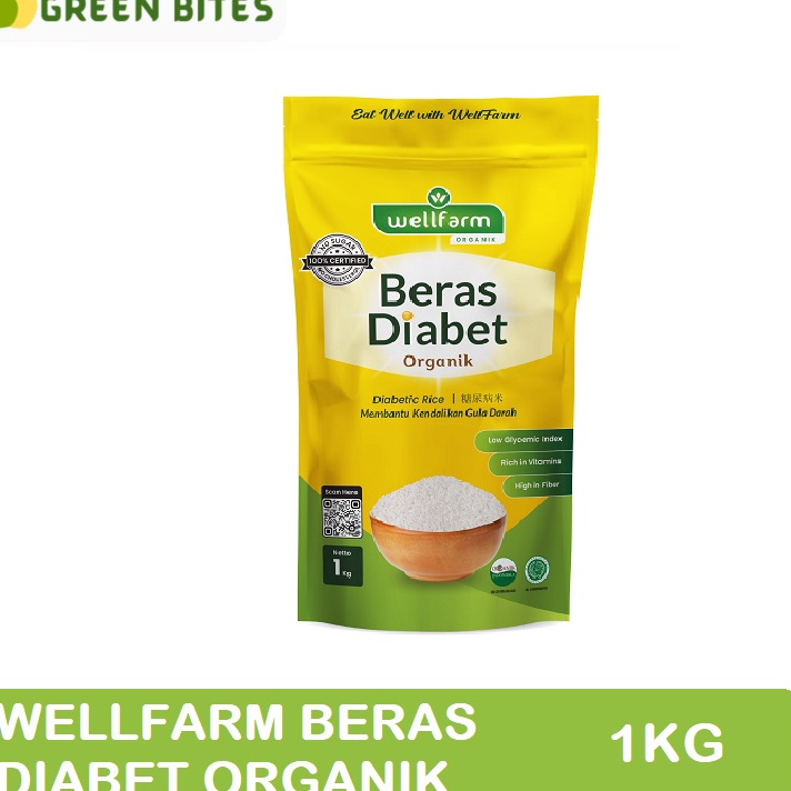 

Kode TME258 Wellfarm Beras Diabetes I Diabet Organik 1 kg