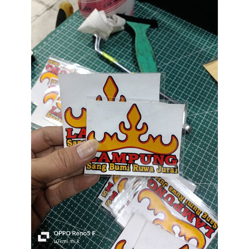 

stiker Lampung 9x6cm