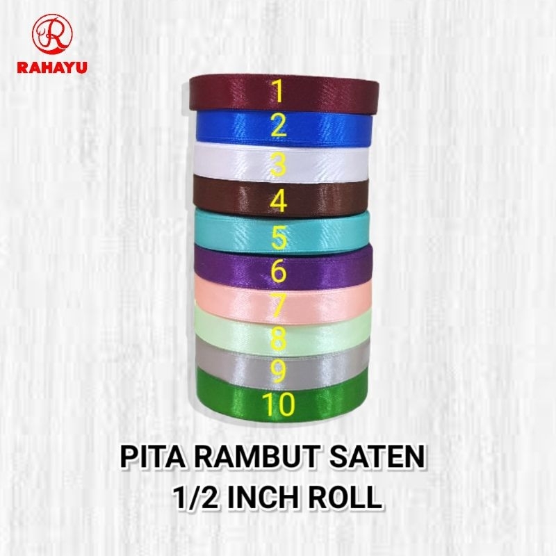 

PITA RAMBUT SATEN 1/2 INCH ROLL