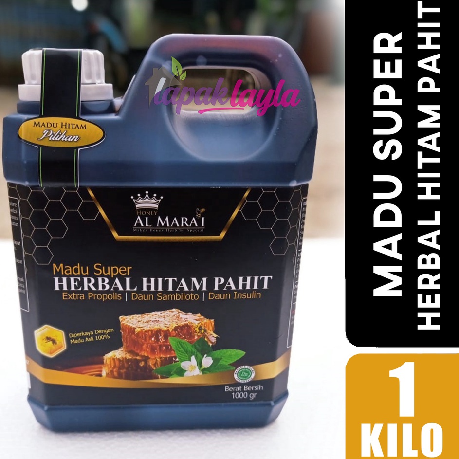 

Big Sale MADU SUPER HERBAL HITAM PAHIT 1 KG