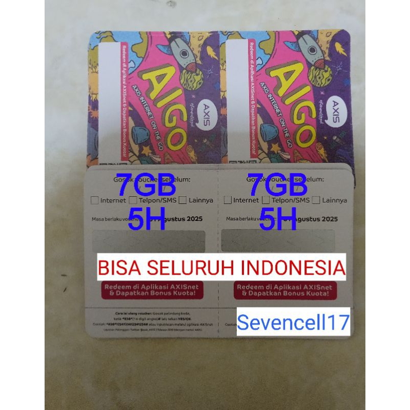 A1G0 7GB 5 HARI NASIONAL (TERMURAH)