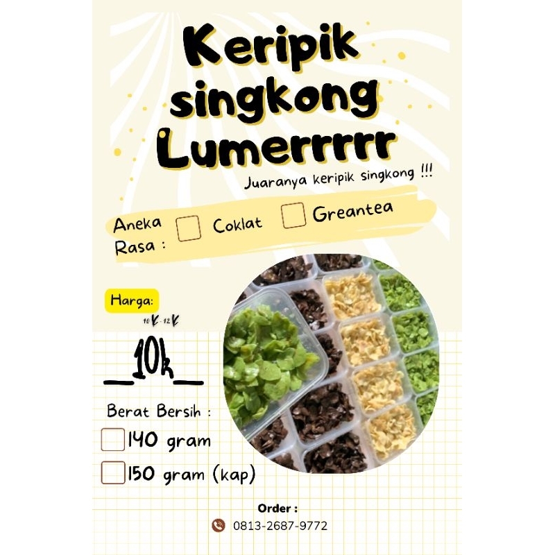 

keripik singkong lumerr