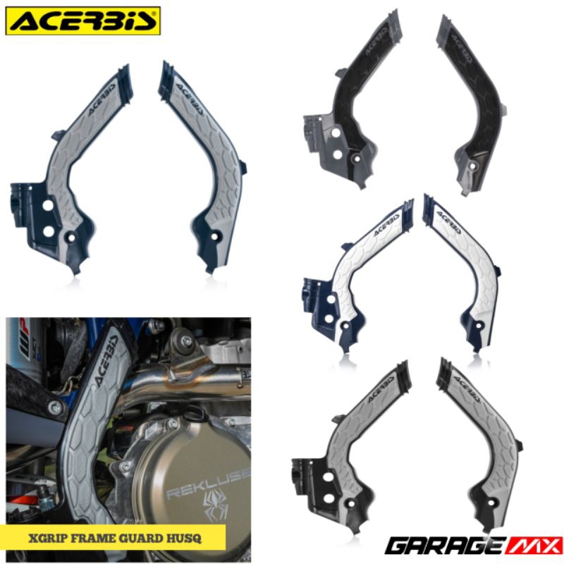FRAME GUARD HUSQVARNA ACERBIS.PELINDUNG RANGKA HUSQVARNA.COVER FRAME HUSQVARNA.FRAME HUSQVARNA