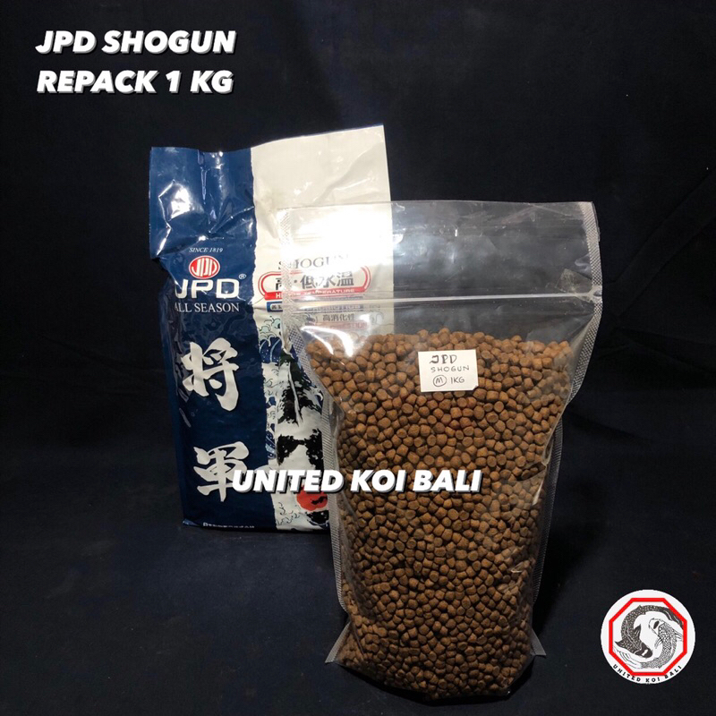 Pakan Ikan Koi Repack~ JPD SHOGUN WHITENING 1 KG