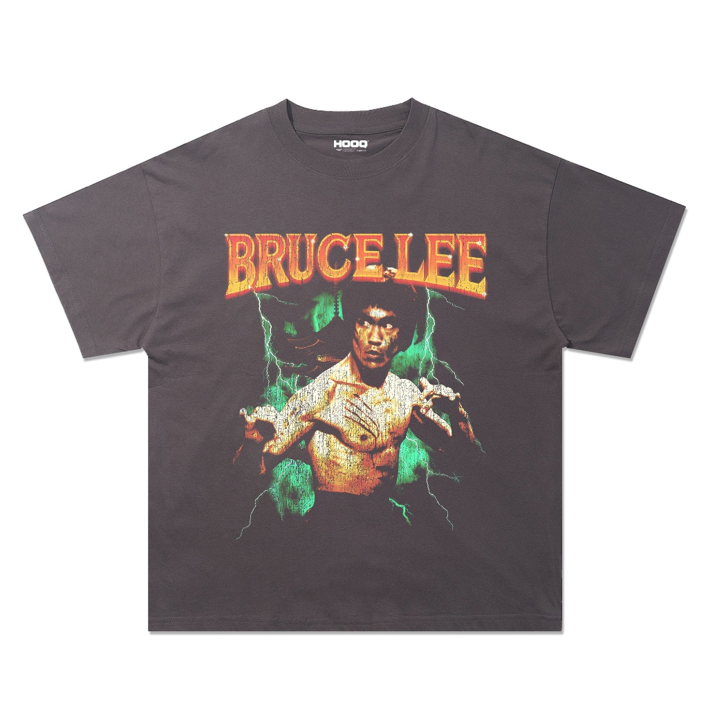KAOS BRUCE LEE FIGHT VINTAGE ( OVERSIZE )  / UNISEX / PRIA & WANITA / COD / BRUCE LEE OVERSIZE TEE