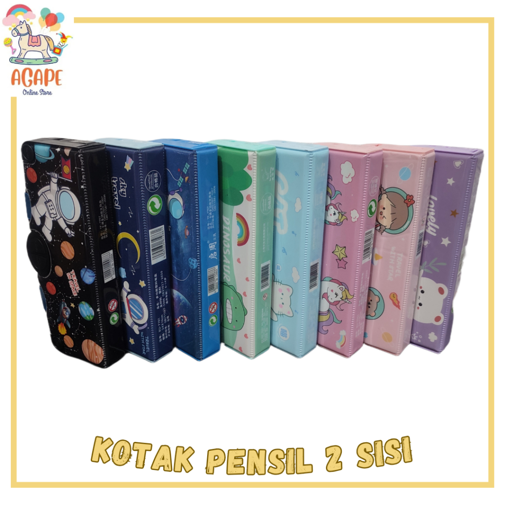 

Kotak Pensil Anak Laki-Laki & Perempuan Tempat Pensil Sekolah Multifungsi