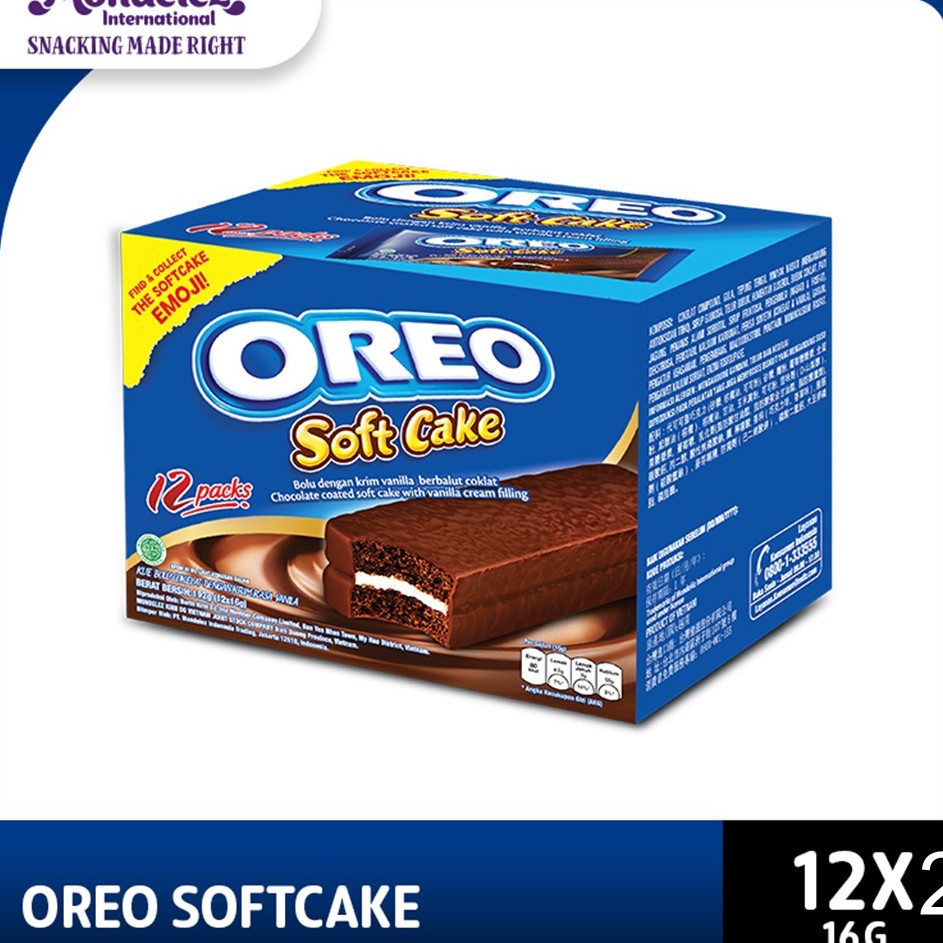 

Harga Murah Oreo Bolu Softcake Box 12x16g Untuk Camilan bersama keluarga - twinpack