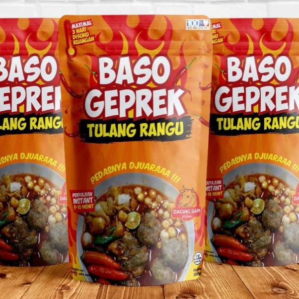 

KODE THP144 Baso geprek tulang rangu baso aci geprek soun seblak geprek original produk sami raos