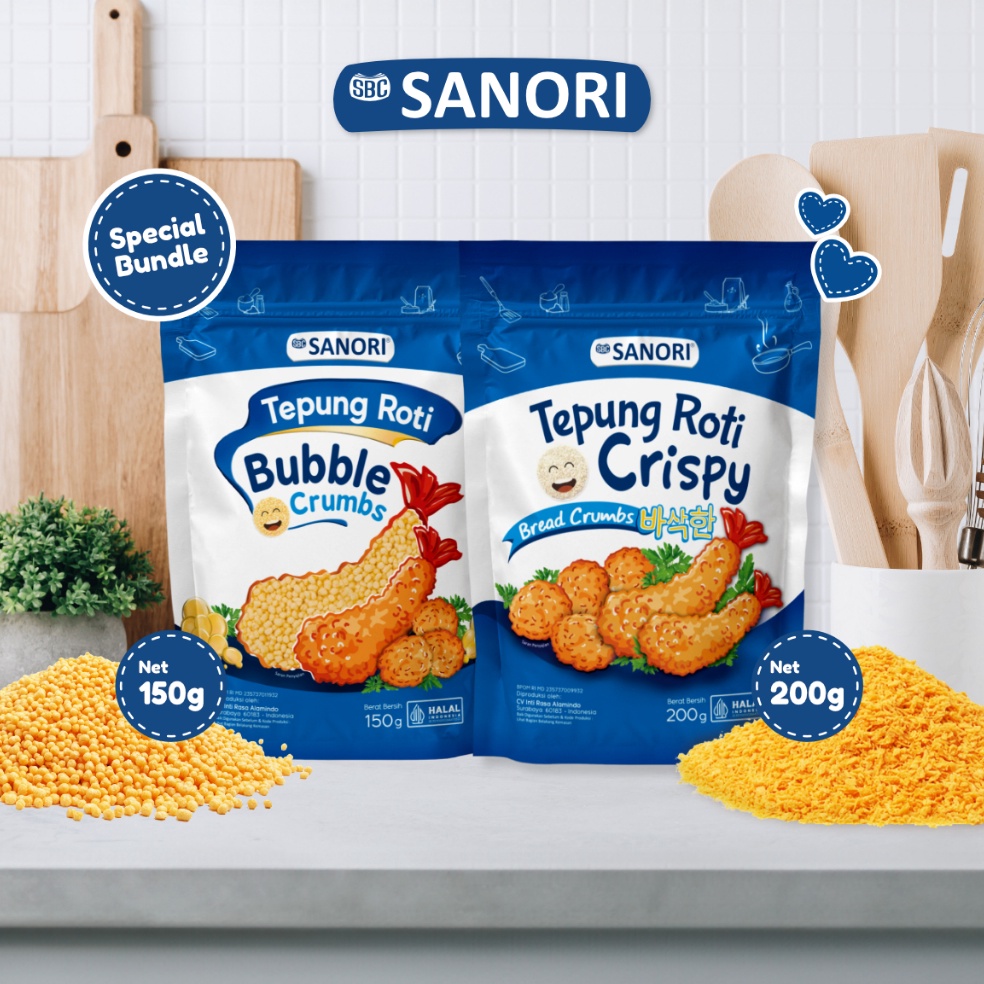 

St0k B4nyak Special Bundle - Tepung Roti Crispy & Bubble Crumbs [268]