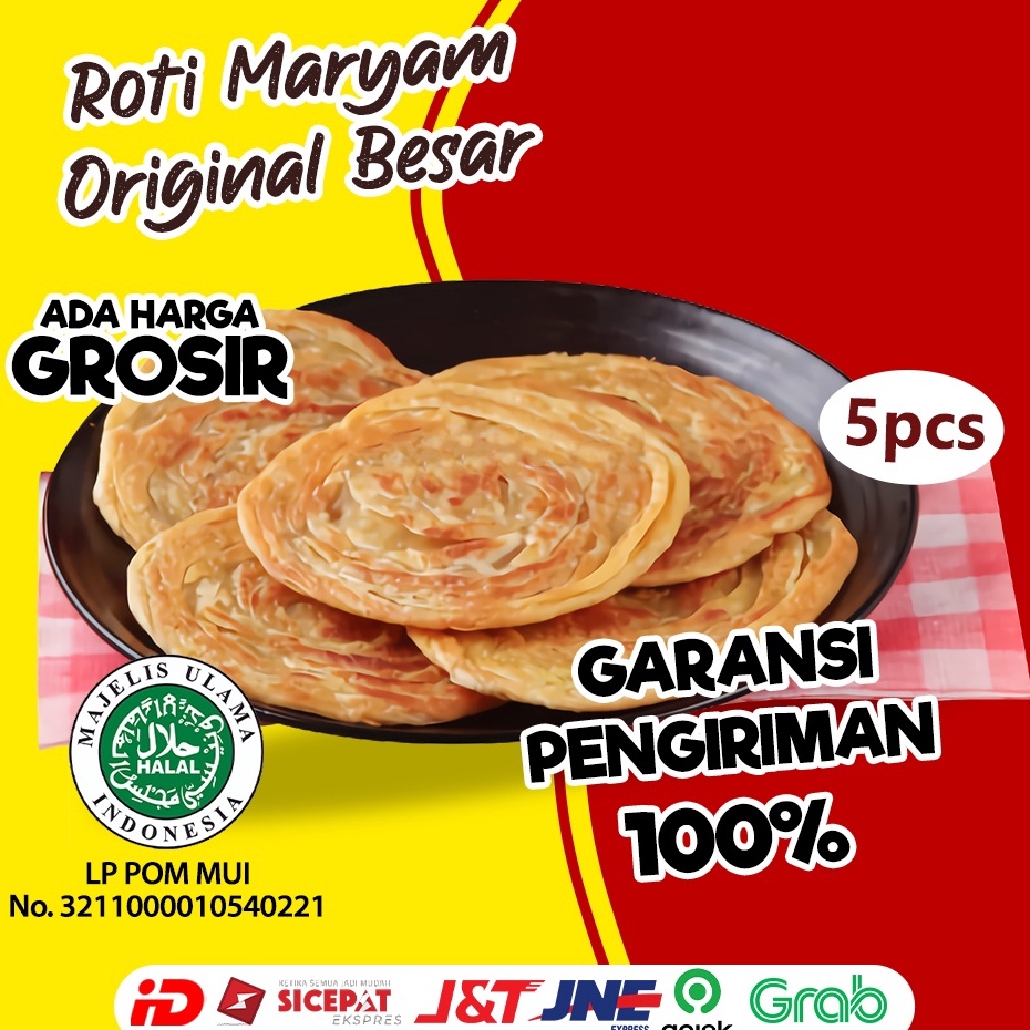 

Promo Roti cane / Roti Maryam / Roti Konde