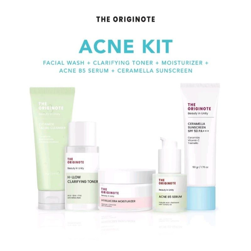 BUNDLE 5in1 The originote paket skincare