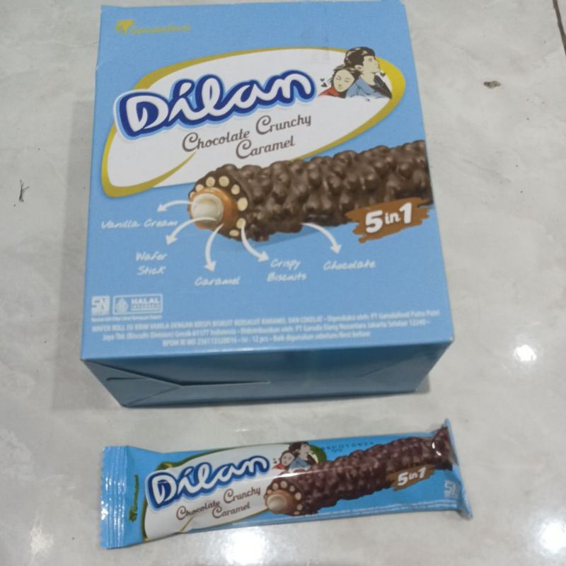 

Chocolate dilan 5 in 1 isi 12 pcs