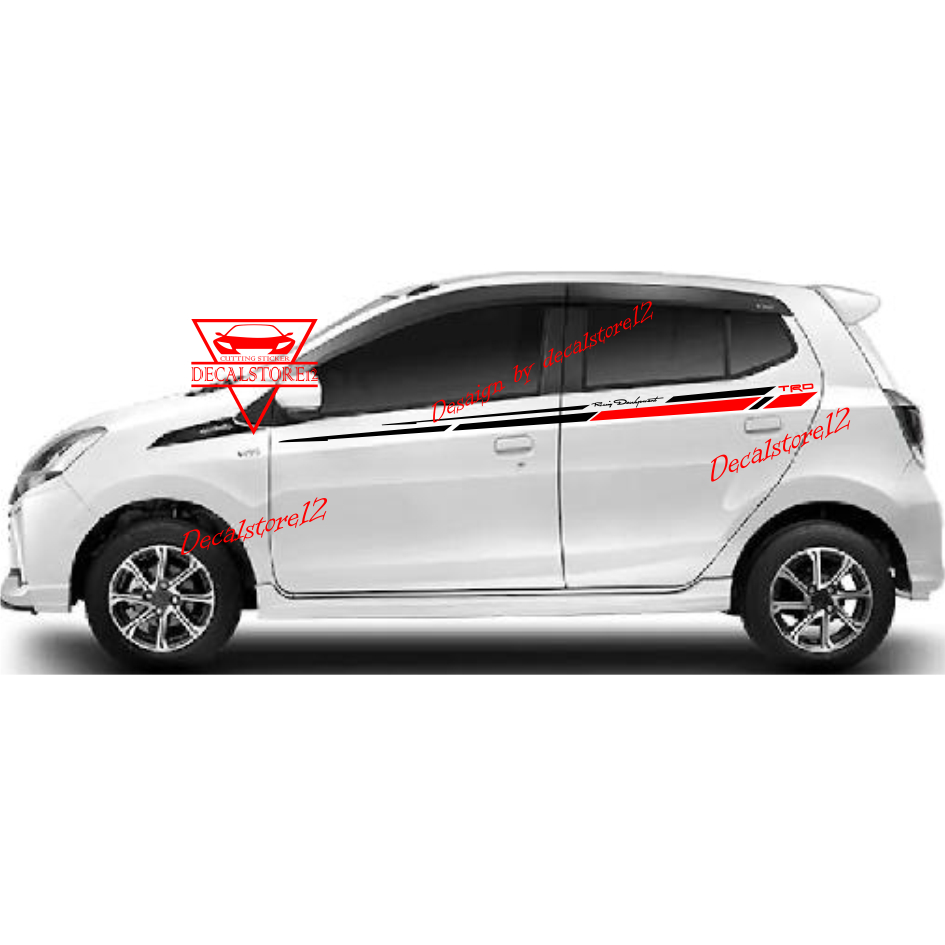 ayla sticker mobil ayla old/new stiker list minimalis stiker daihatsu ayla