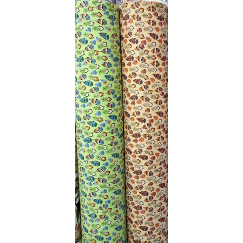 kain kanvas  meteran motif cherish