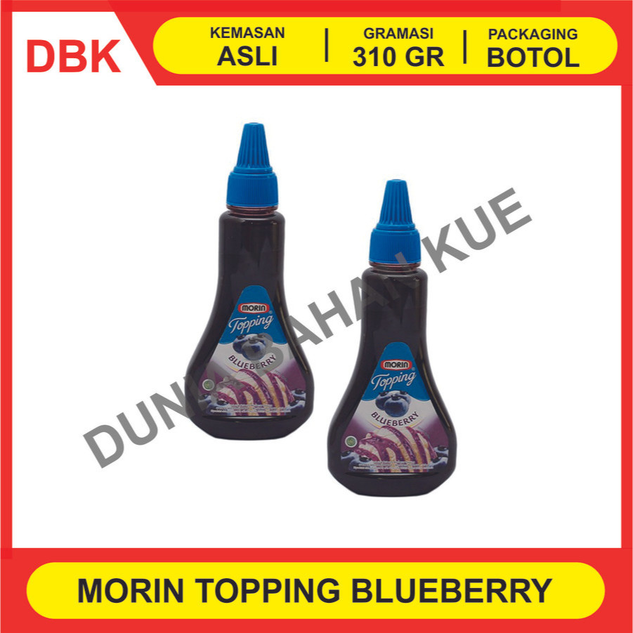 

MORIN TOPPING BLUEBERRY / SAUS SIRUP BLUE BERRY 310 GR - 1 DUS 12 PCS