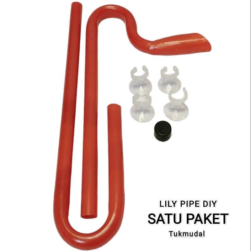 Lily Pipe Diy In dan Out Satu Pasangan Canister DIY Aquarium Aquascape