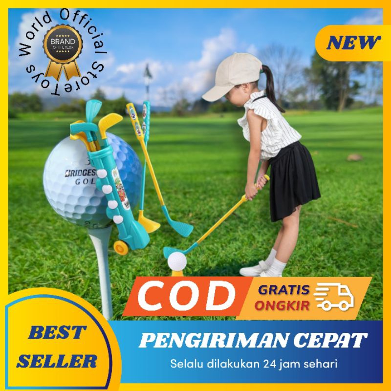 Toys - Mainan Edukasi Anak Golf Play Set - Mainan Bola Stik Golf Anak Olahraga