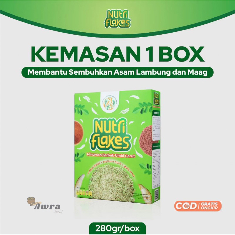 

NUTRIFLAKES Solusi Pencernaan dan Asam Lambung