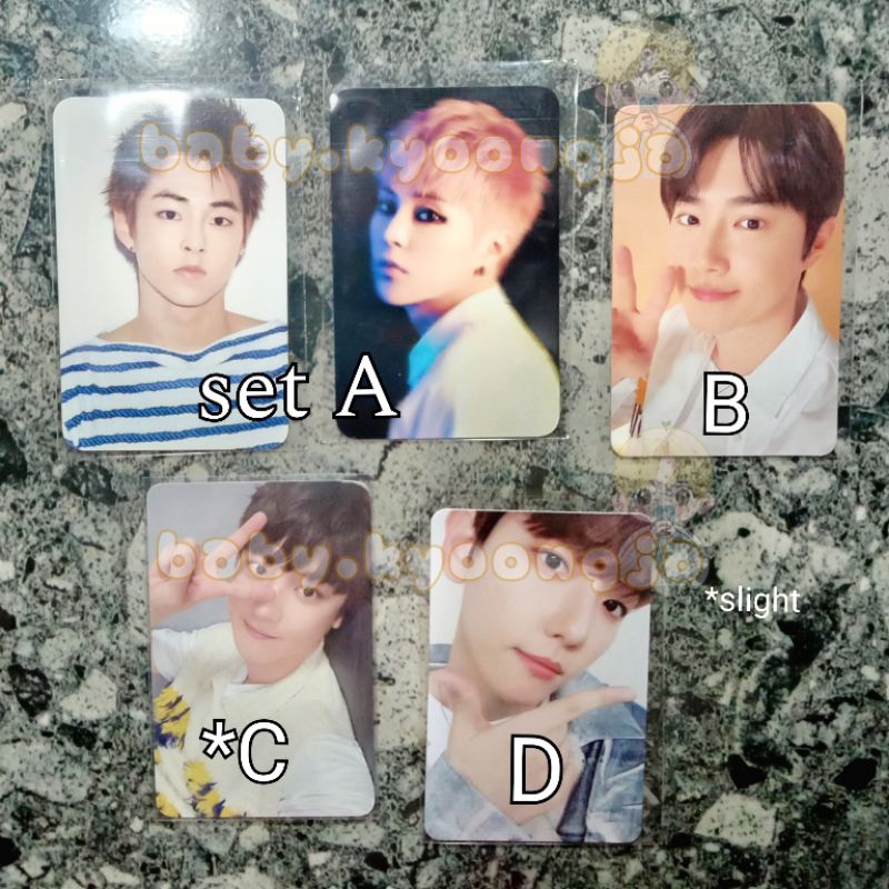 EXO Photocard Official (Xiumin repackage, Suho Fortune Scratch, Chanyeol POB Ktown Cream Soda, POB B