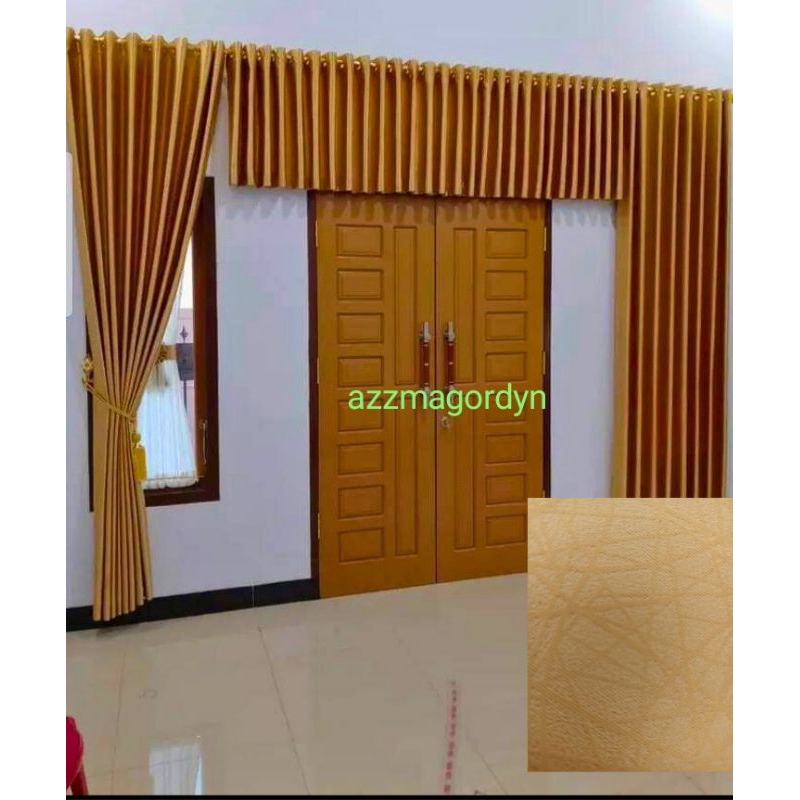 Gorden poni Gorden pintu tengah Gorden ruang tamu lengkap
