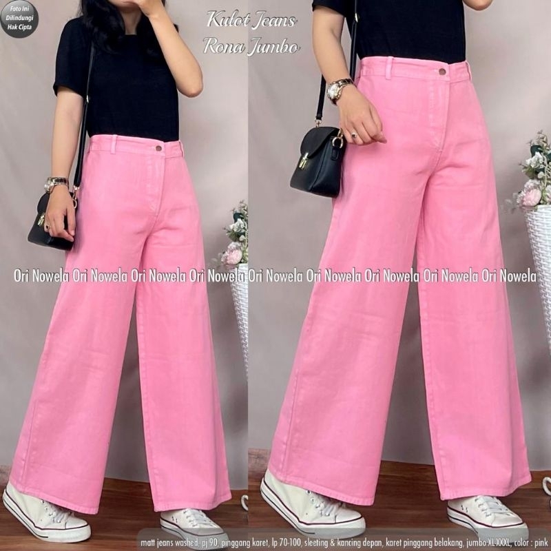 Kulot Jeans Rona Jumbo Original By Nowela