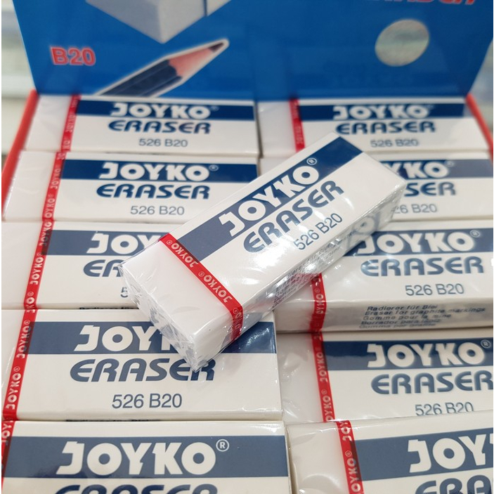 

Penghapus Pensil JOYKO JUMBO Warna Putih SATUAN 1PCS Eraser Setip Pencil White Ukuran Besar Hapus Kertas Gambar Tulisan Tulis Menggambar Karet Bersih Mudah Kualitas Bagus Kotak Panjang Perlengkapan Alat Kantor Sekolah ATK Stip Original Pentacle Malang