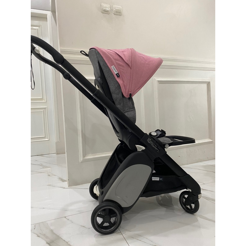 BUGABOO ANT PINK MELANGE-PEEKABOO WINDOW FREE LEG REST (preloved)