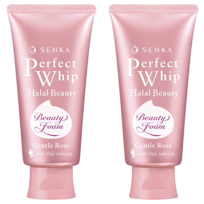 SENKA PERFECT WHIP BEAUTY FOAM GENTLE ROSE 100 gr