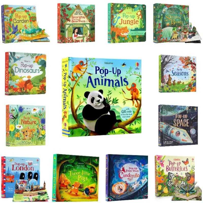 US BORNE POP UP 3D BOOKS BUKU 3 DIMENSI ANAK ANAK