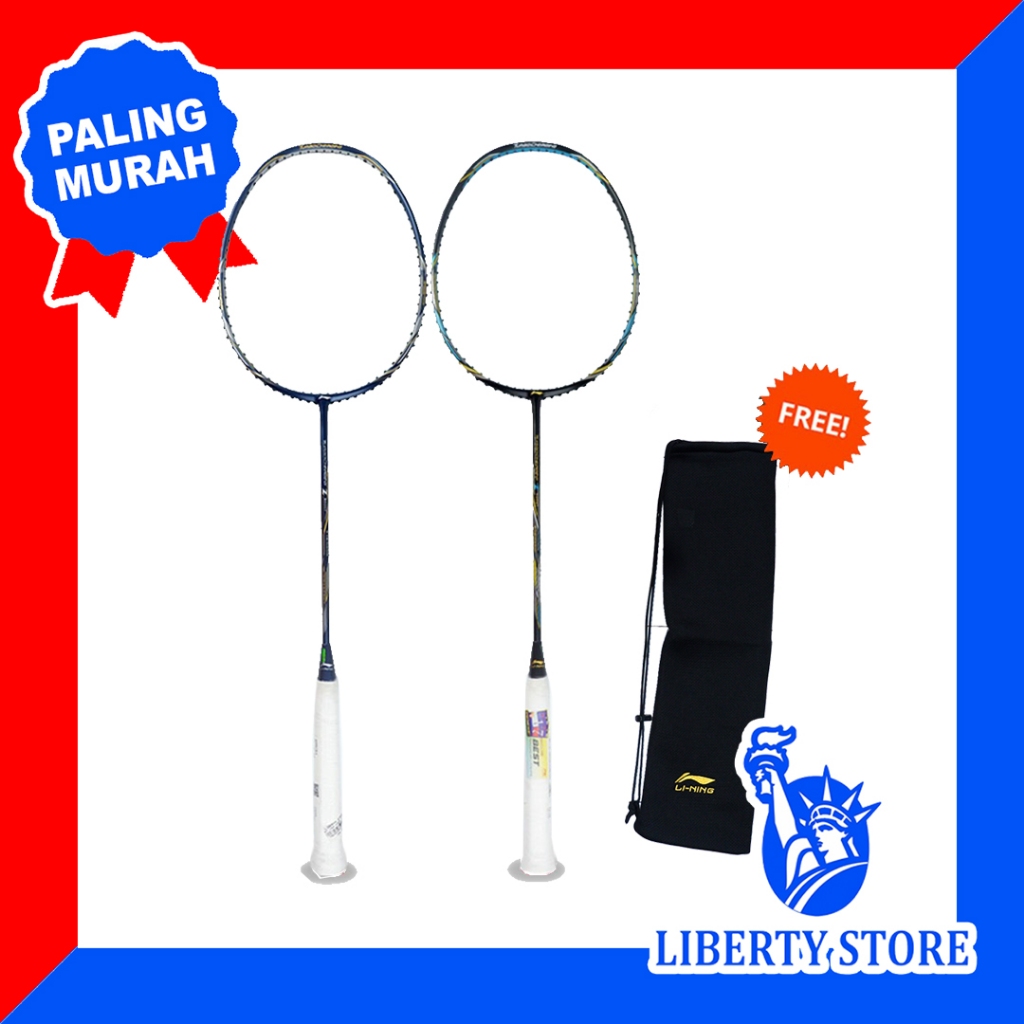 Raket Badminton ORIGINAL LINING TURBO CHARGING Z BOOST + TAS