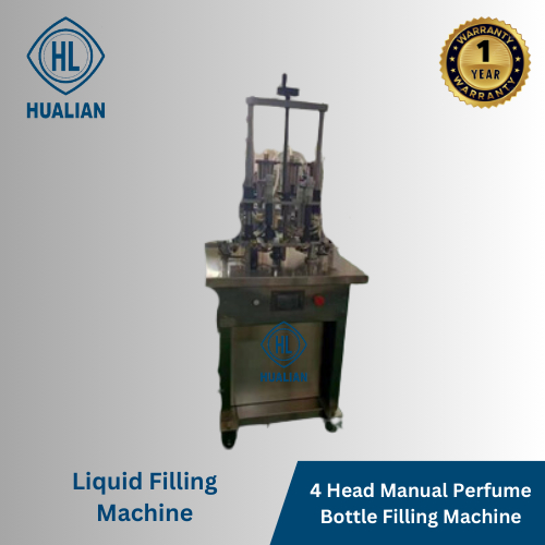 Mesin Filling Parfum 4 Head Manual Perfume Bottle Filling Machine