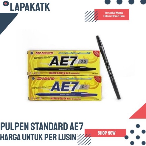 

☊ Pulpen Standard Ae7 / Pen Standart Ae7 ( lusin ) 92