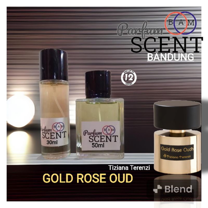 TIZIANA GOLD ROSE OUD SCENT PARFUM BANDUNG