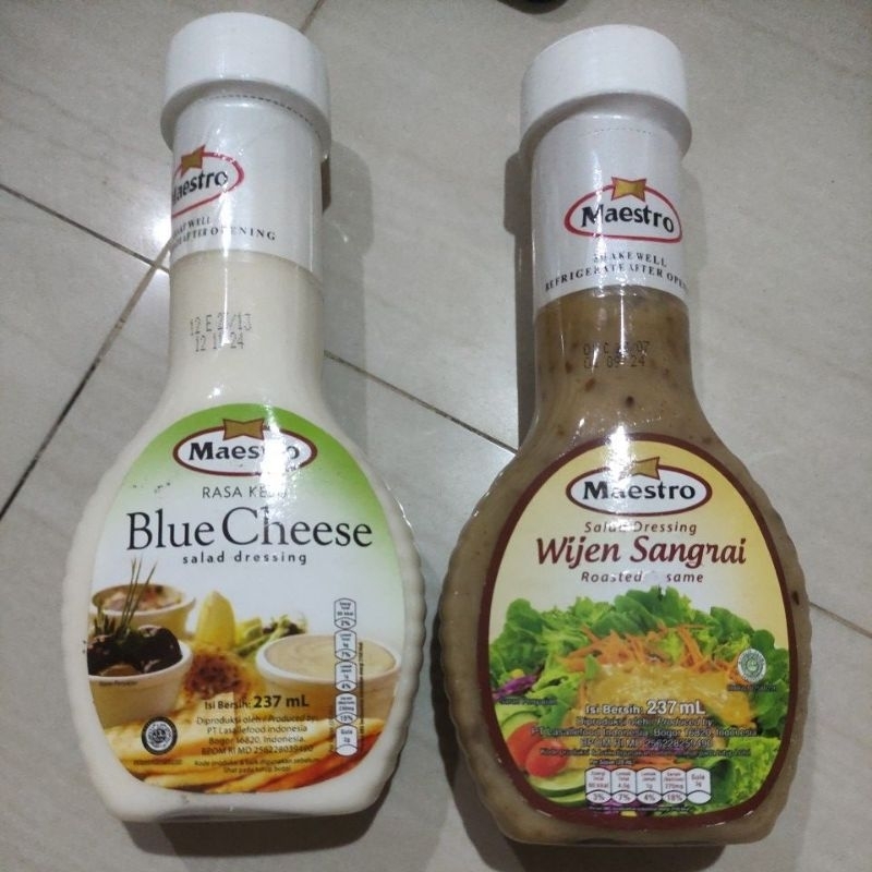 

Maestro salad dressing blue cheese / wijen sangrai 237 ml