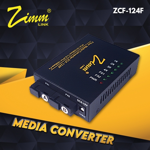 Zimmlink Media Converter ZCF144F