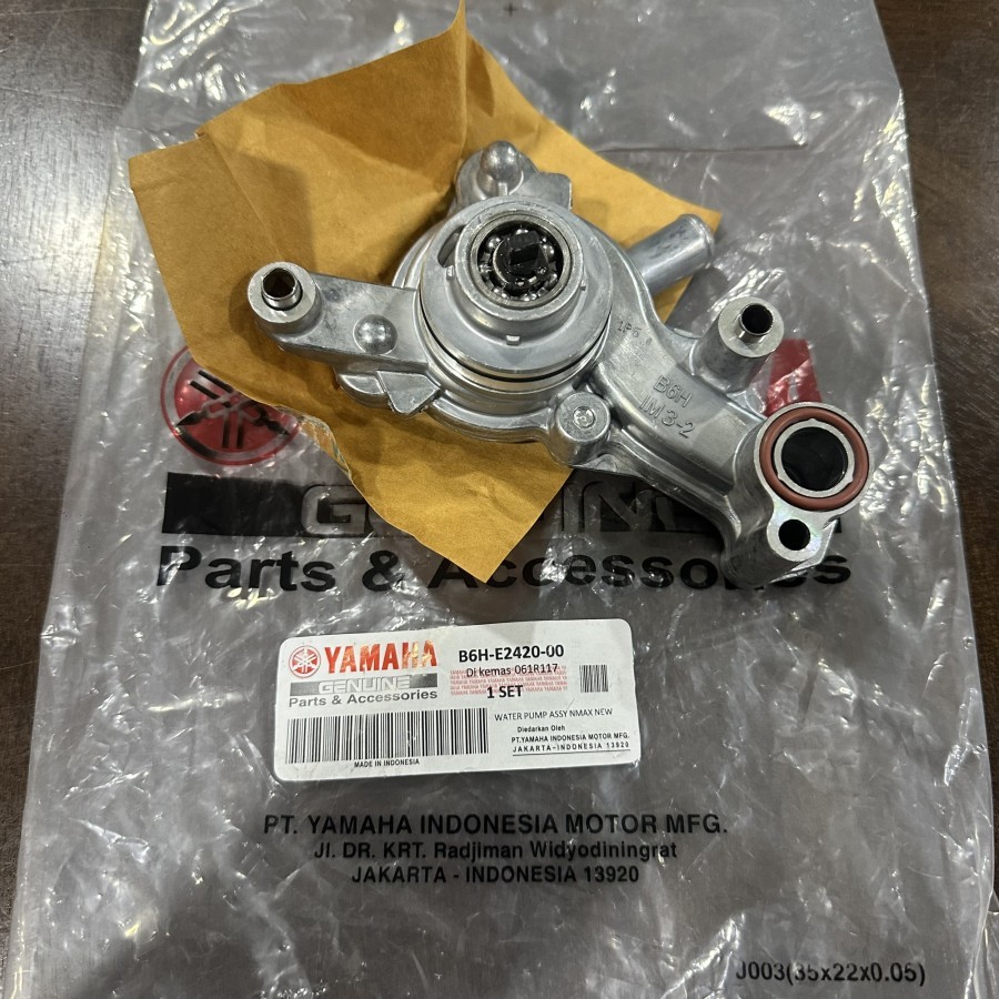 B6H WATER PUMP ASSY WATERPUMP AEROX 155 NMAX N-MAX POMPA RADIATOR AIR COVER RUMAH SEAL OLD NEW GARAS