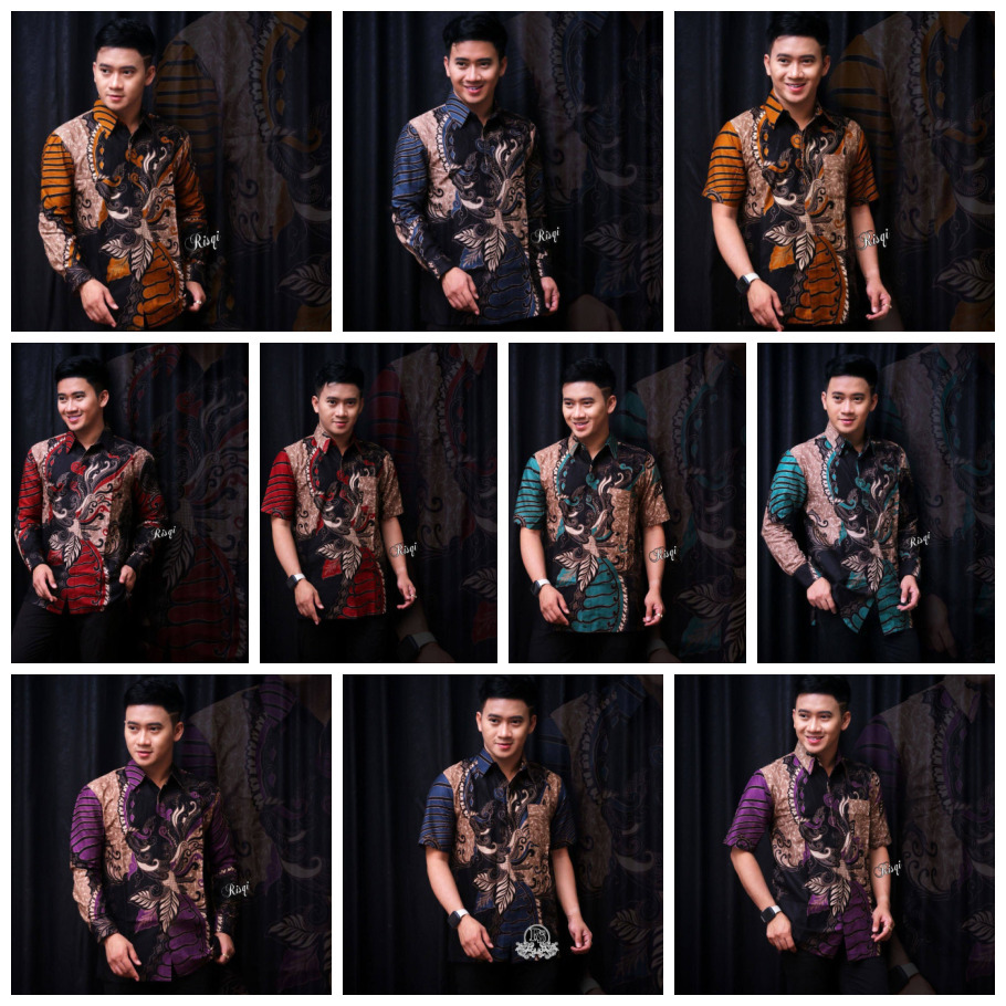 Kemeja & Hem Batik Pria Dewasa Bahan katun Premium Ready Pesanan Seragaman Ukuran M-L-XL-XXLX-JUMBO