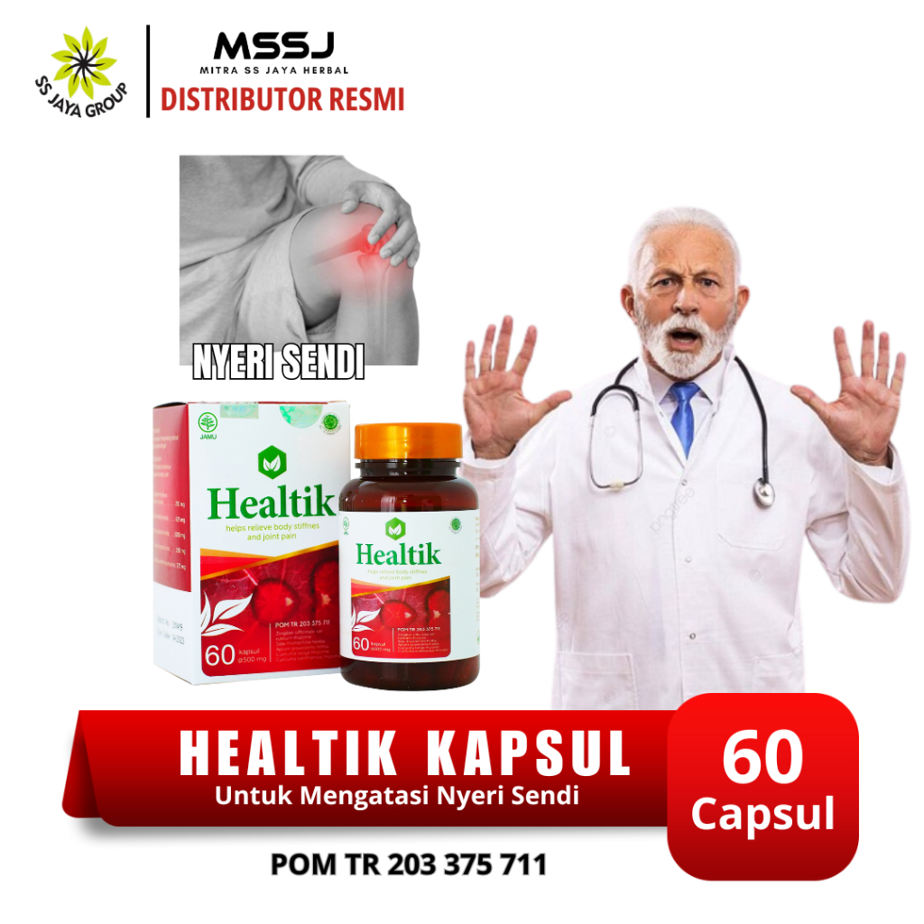 [100% ORIGINAL] Healtik Original Obat Herbal Rematik Dan Asam Urat Healtik 100% Asli Bpom