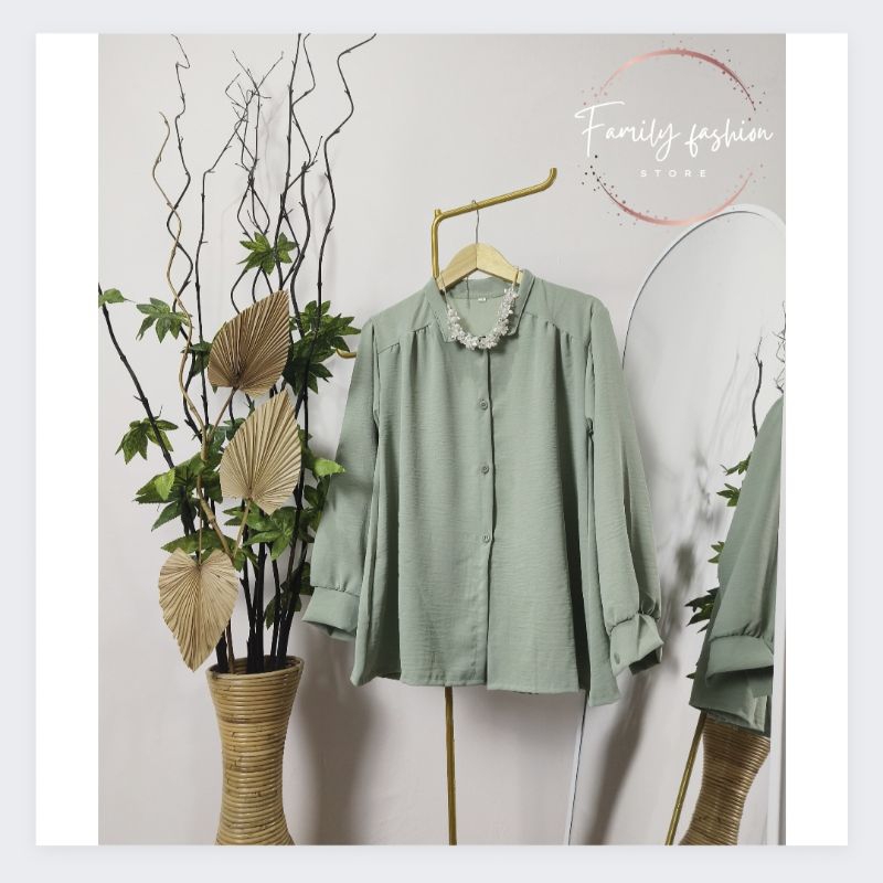 VAIA BLOUSE WANITA KOREAN STYLE / BAJU ATASAN WANITA OVERSIZE AIRFLOW