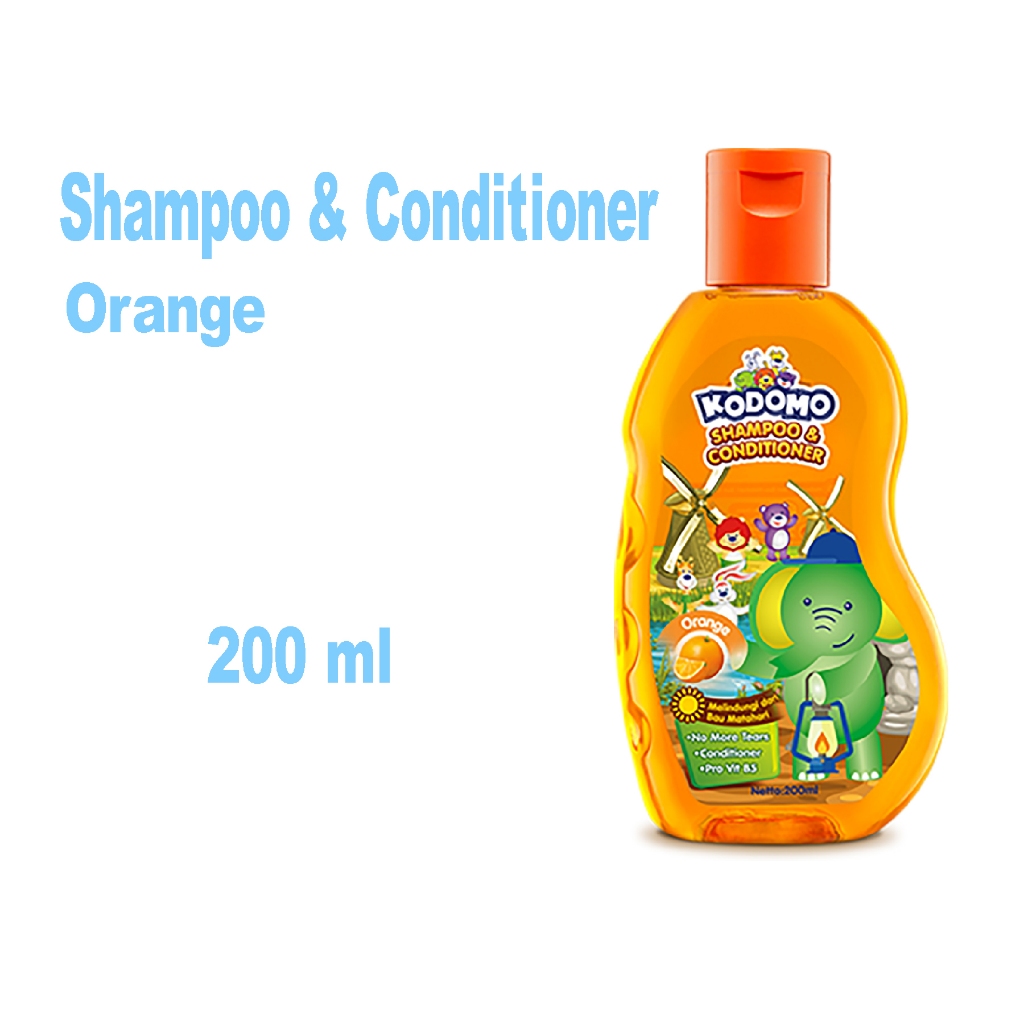 Kodomo Foaming Shampoo Gel Sampo &amp; Conditioner Anak Rambut Sehat