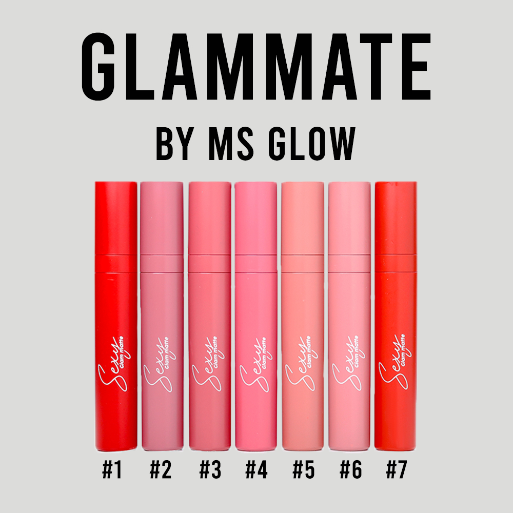 Sexy Glam Matte Ms Glow Lipstick Lip Cream Ms Glow Original