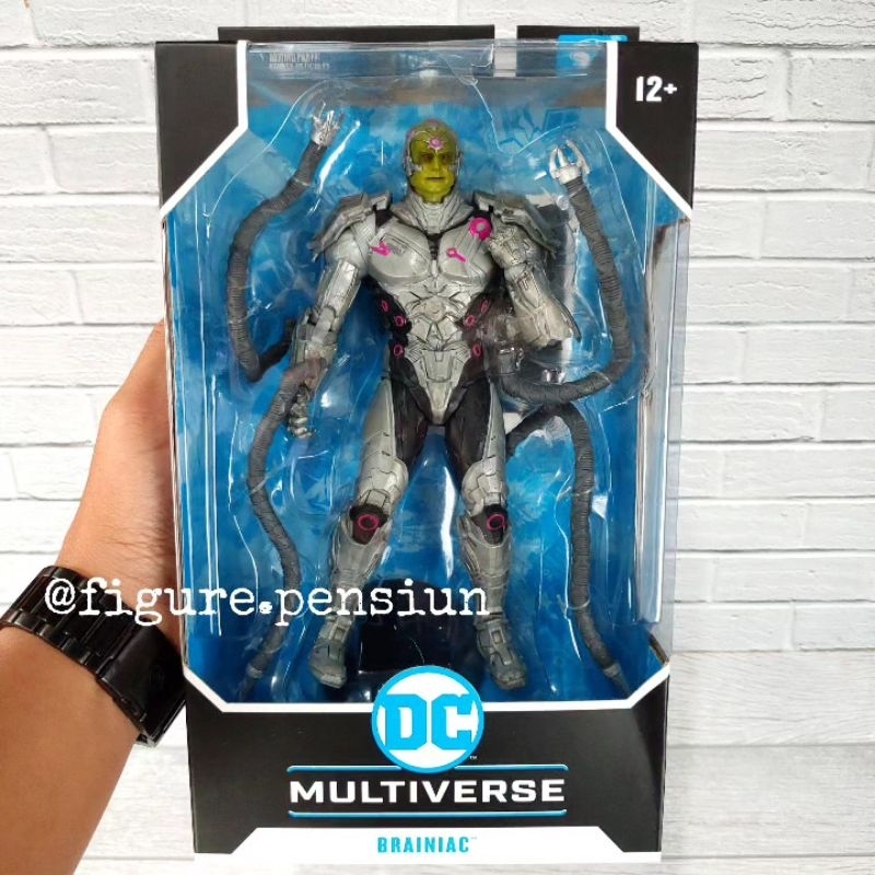 DC MULTIVERSE MCFARLANE TOYS BRAINIAC SUPERMAN INJUSTICE 2 ACTION FIGURE
