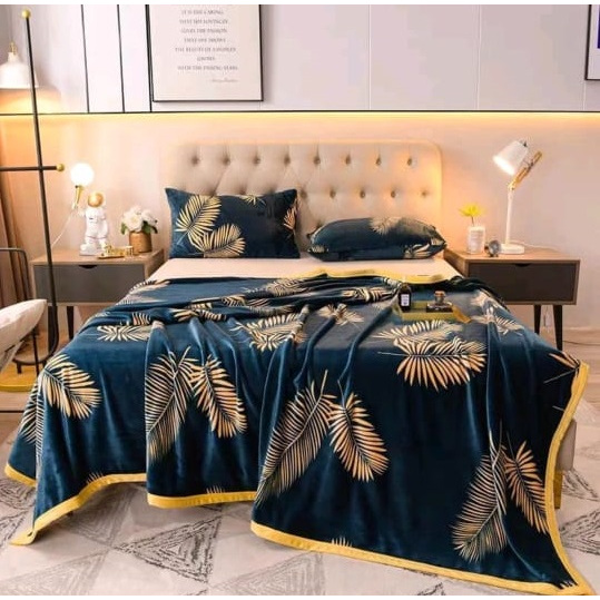 Selimut Dewasa Anak Bulu Halus Motif Karakter Bola Super Lembut Selimut Pria Wanita Unisex PREMI