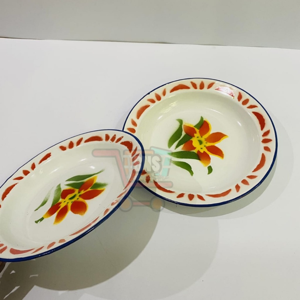 TERBARU PIRING SENG MOTIF/PIRING SENG MOTIF BUNGA