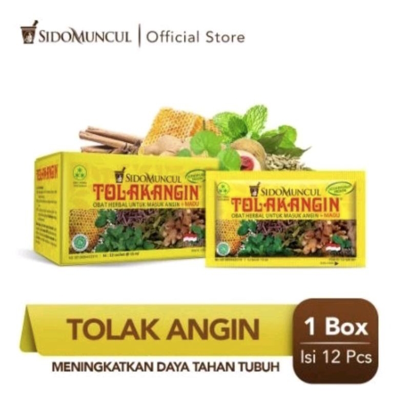 

Sido Muncul Tolak Angin Cair 15 ml - 1box isi 12 sachet