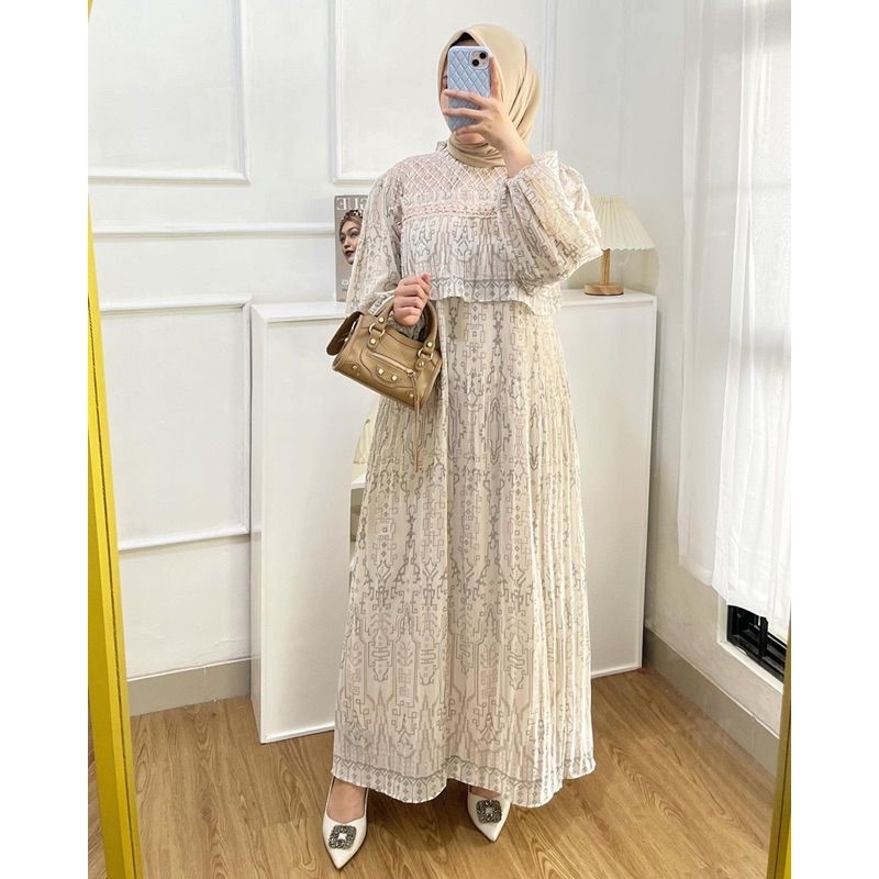 Dirla Dress ceruty by fatun hijab