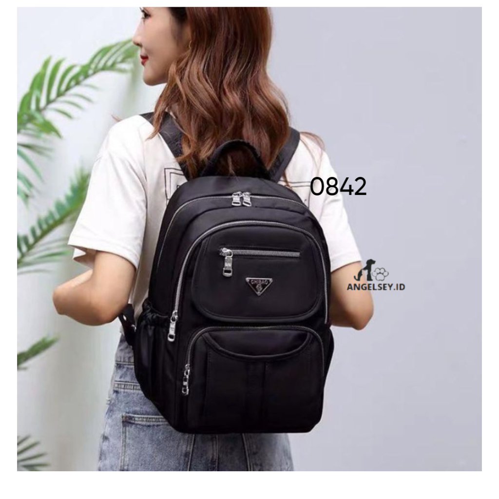 Tas Ransel Wanita /Tas Ransel Laptop Original Chibao 0842