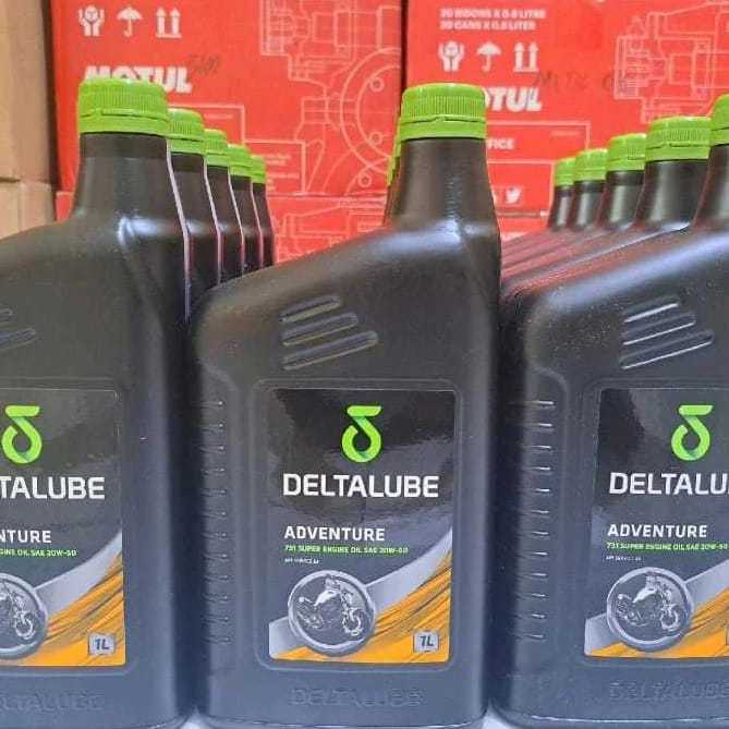 DELTALUBE ADVENTURE 1 LITER 20W-50 OLI MESIN ORIGINAL
