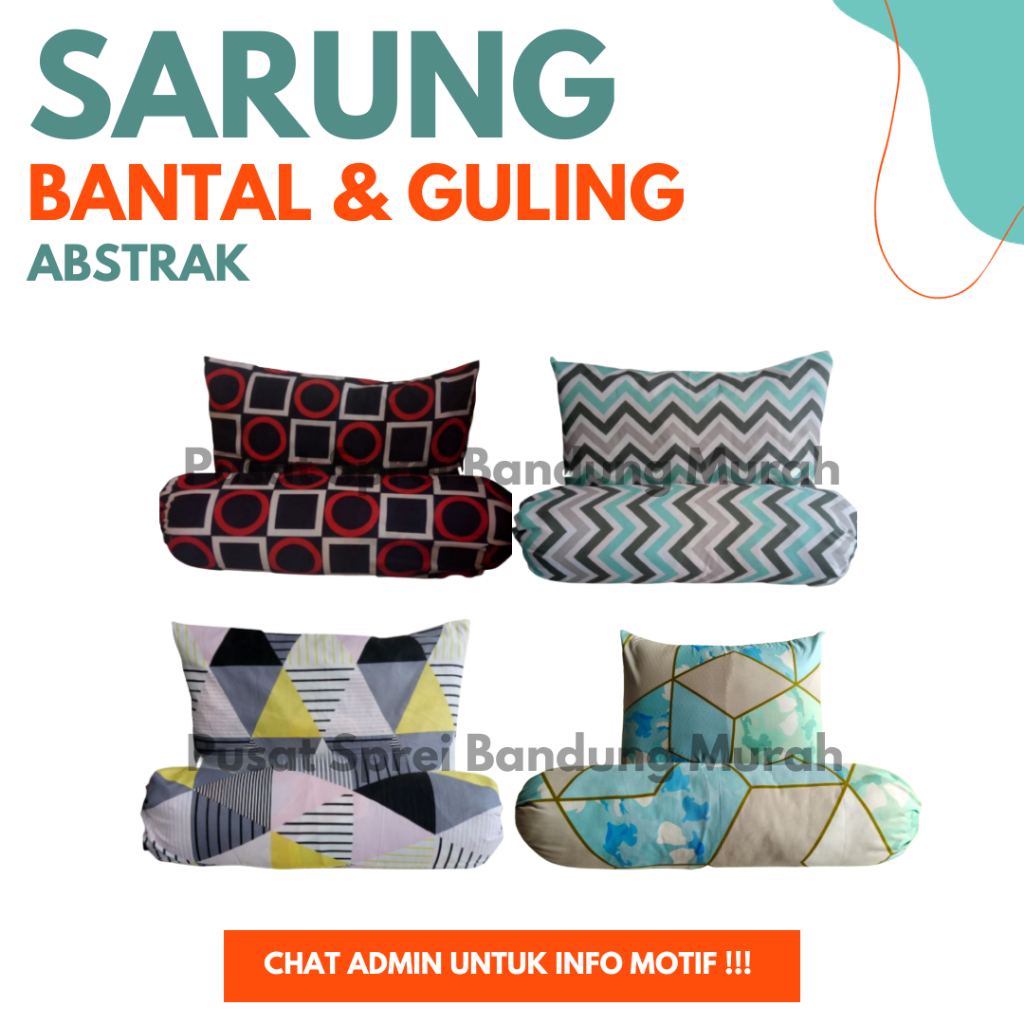 Sarung Bantal Guling Set Motif Marbel Amerta Bubblegum Aesthetic Murah 45x60/32x90
